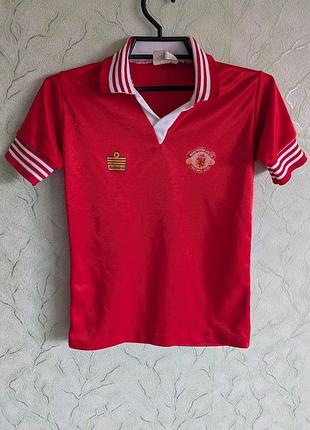 Футбольная футболка манчестер юнайтйд 1975-1980 г. винтажная manchester united admiral shirt jersey