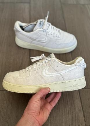 Nike air force 1 low stussy fossil men size 10 cz9084-200 р 45 29 см устілка
