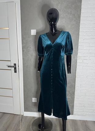 Велюрова сукня смарагдове плаття joe browns, xl