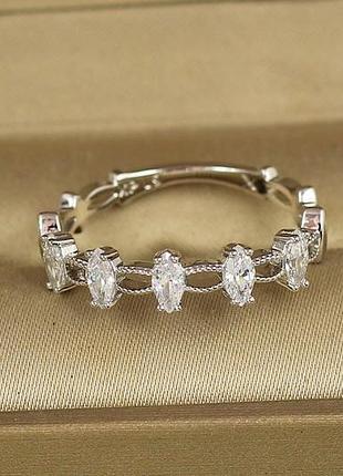 Кольцо xuping jewelry ива серебристое