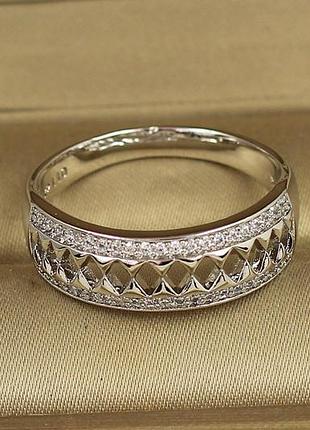Кольцо xuping jewelry наследие серебристое