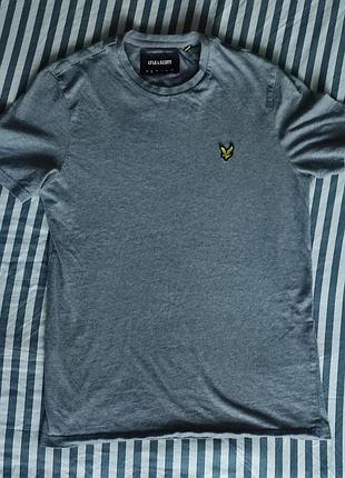 Футболка чоловіча lyle & scott сіра