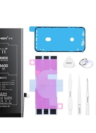 Аккумулятор nohon для apple iphone 11+ набор инструментов 3