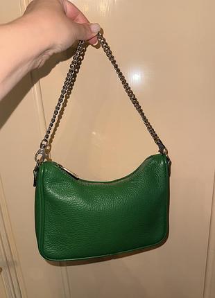 Кожаная сумочка итальялия genuine leather