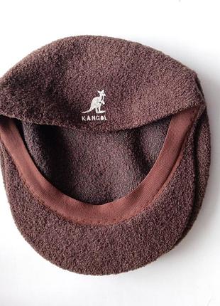 Берет матового коричневого кольору від kangol