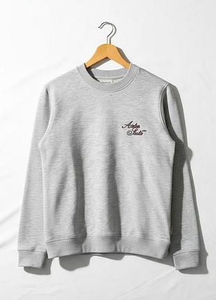 Дитячий світшот jack & jones junior 152 см, сірий меланж, бавовна