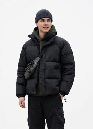 Оригинальный мужской пуховик carhartt wip danville jacket black (размер m)