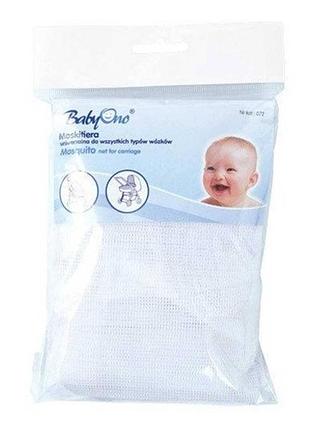 Універсальна москітна сітка для коляски babyono 072 white
