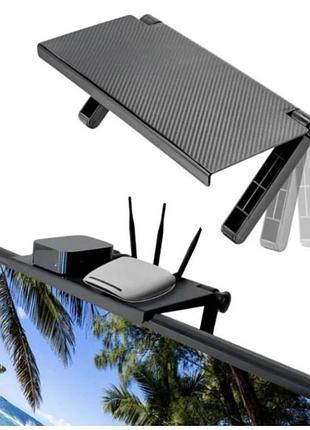 Кріплення для телевізорів screen top shelf поличка для монітора 19,5*11,5см