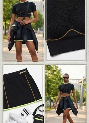 1+1=3 вʼязаний топ футболка adidas x ivy park кроп спортивний