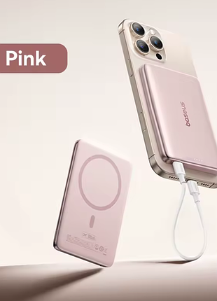 Baseus picogo power bank ultra slim 27w 5000mah компактный магнитный павербанк для смартфонов iphone и samsung