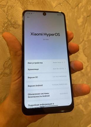 Мобильный телефон xiaomi redmi note 12 4/128gb б/у