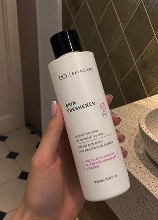 Тонер для обличчя dcl skin freshener alcohol-free toner зволожувальний та заспокоювальний 236 мл