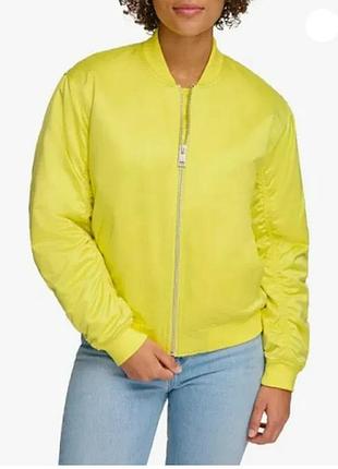 Женский бомбер levi's 38р., м, желтый