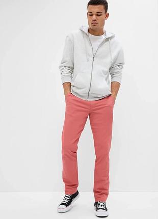 Мужские брюки gap chino, р. 42-32, красные