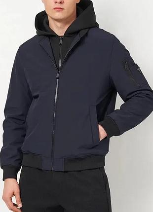 Чоловічий бомбер guess xxl, синій
