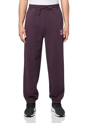 Мужские спортивные штаны hugo р. xxl, бордовые