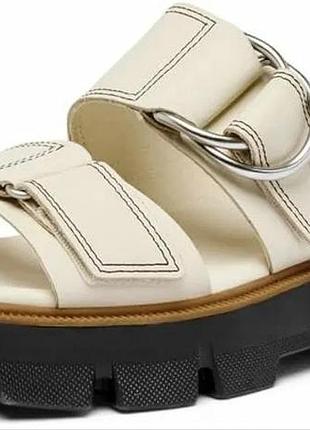 Женские шлепанцы sorel 42р., белые, 27.8 см