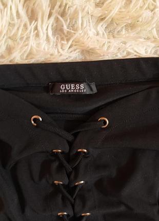 Блуза топ на шнуровке guess 7