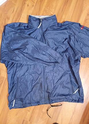 Мужская синяя ветровка куртка quality sportswear xl легкая спортивная
