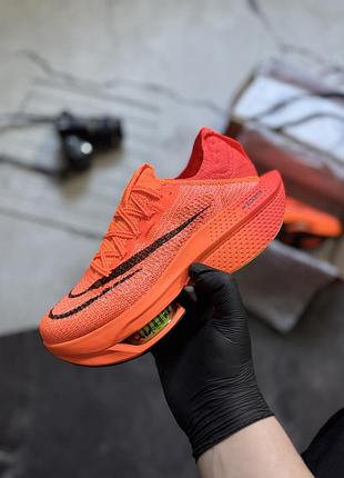 Трендові кросівки nike air zoom alphafly next% 2 orange | 37–42, 44–45