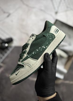 Трендові кросівки nike air jordan 1 low x travis scott x gucci x supreme | 36–45