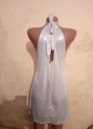 Сріблясте плаття-сарафан4 фото