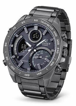 Мужские часы casio edifice ecb-900mdc-1a с bluetooth и солнечной батареей