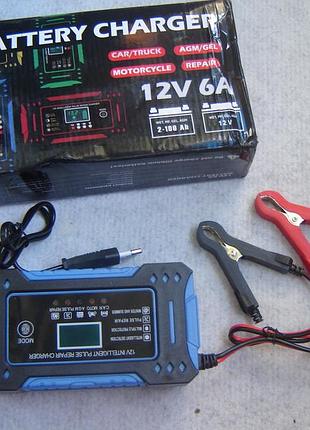 Автоматическое зарядное устройство для аккумуляторов 12v/6а