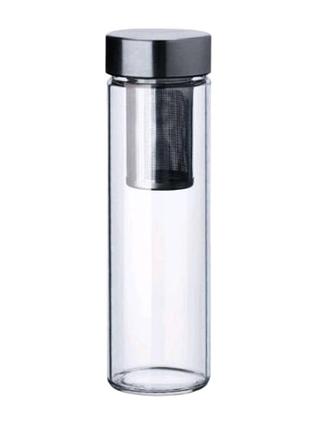 Пляшка для води simax s10120/мет pure aqua bottle 1 л