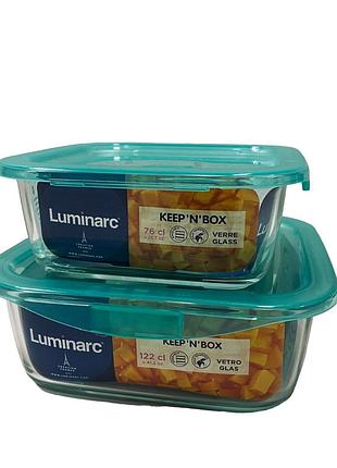 Набір контейнерів 760 мл/1220 мл luminarc keep'n box