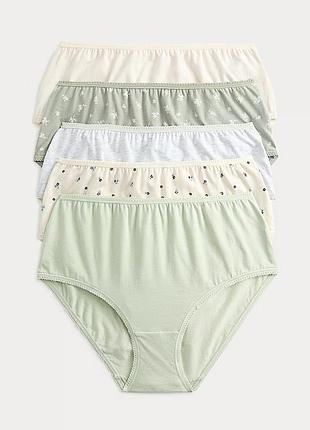 Набор женских трусов 5 штук marks & spencer размер 8,10,12,14,16,22 модель midi