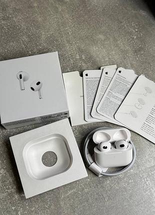 Білі безпровідні навушники airpods 3(apple,нові)