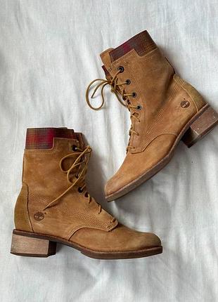Рідкісна колаборація! високі черевики timberland x pendleton (розмір 39 / 25 см)