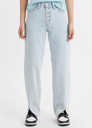 Жіночі джинси levi’s '94 baggy twisted a62450000 — світло-блакитні, широкі баггі, 100% бавовна. оригінал.