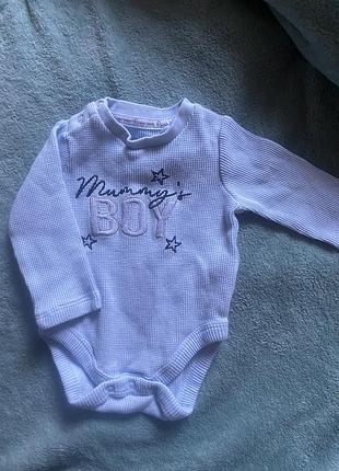 Боді на хлопчика mummys boy 0-3