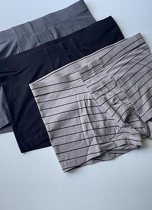 3 шт набір чоловічих боксерів труси h&m