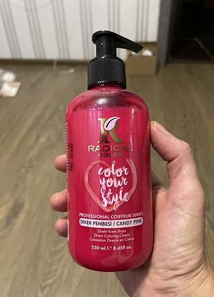 Фарба для волосся колір candy pink