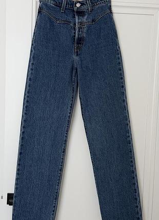 Джинси levis ribcage straight ankle 3