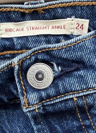 Джинси levis ribcage straight ankle 5