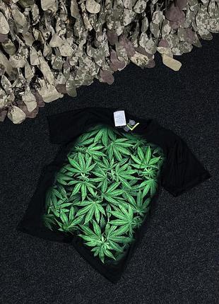 Футболка rock eagle cannabis weed світиться в темряві розмір m / мерч