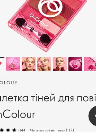 Палетка тіней для повік oncolour 46871 2