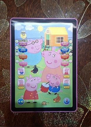 Интерактивный детский планшет «свинка пеппа» (peppa pig)
