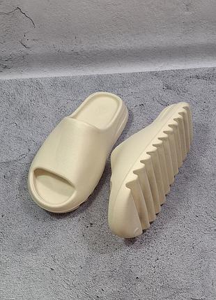Шлепанцы adidas yeezy slide bone тапки сланцы