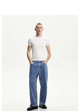 Джинси баггі bershka 8