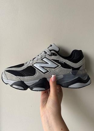 New balance 9060 light gray black goretex termo