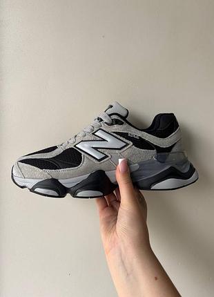 New balance 9060 light gray black goretex termo 6