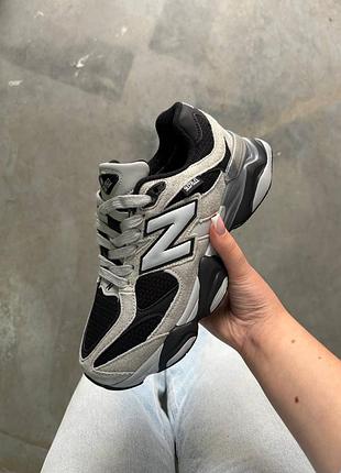 New balance 9060 light gray black goretex termo 5