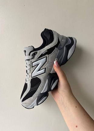 New balance 9060 light gray black goretex termo 3