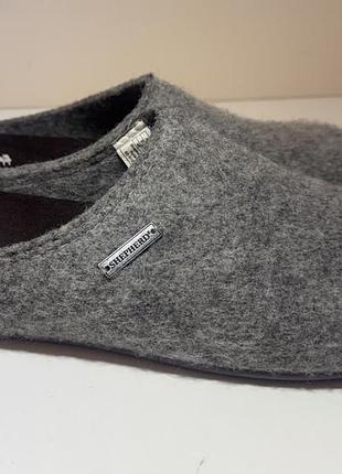 Вовняні тапочки шльопанці shepherd cilla